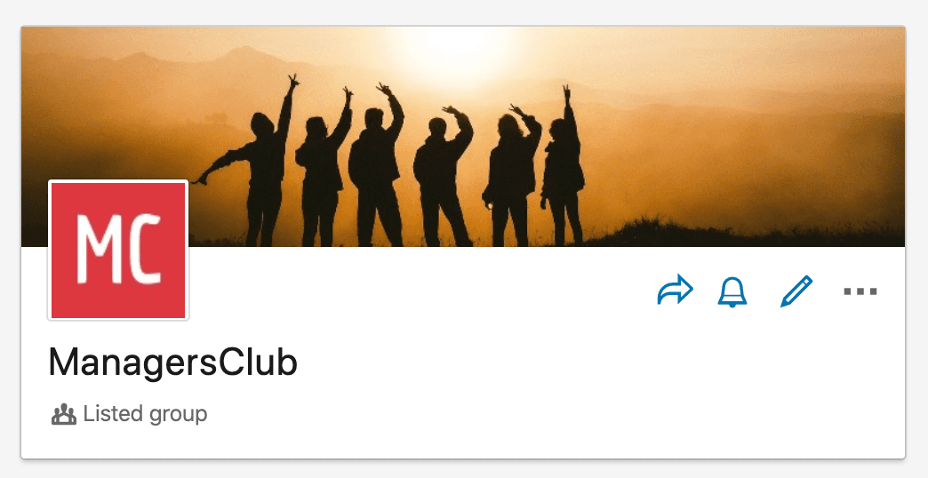 Cover image for Managers Club LinkedIn Group
